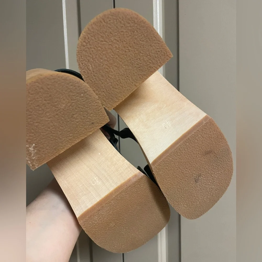 Swedish Hasbeens Clog Sandals - Picture 12 of 13